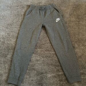 Boys Nike Grey Sweatpants
